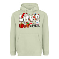 Matcha Christmas love  dentist Heavyweight Hoodie - AdoDesignShop