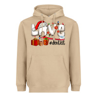 Mushroom Christmas love  dentist Heavyweight Hoodie - AdoDesignShop