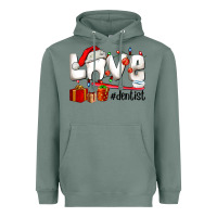 Sage Christmas love  dentist Heavyweight Hoodie - AdoDesignShop