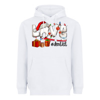 White Christmas love  dentist Heavyweight Hoodie - AdoDesignShop