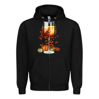 Black Thanksgiving Fall Zipper Hoodie - FaDigitalArtStudio
