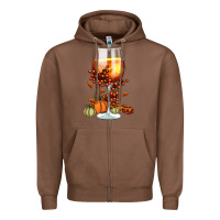 Chestnut Thanksgiving Fall Zipper Hoodie - FaDigitalArtStudio