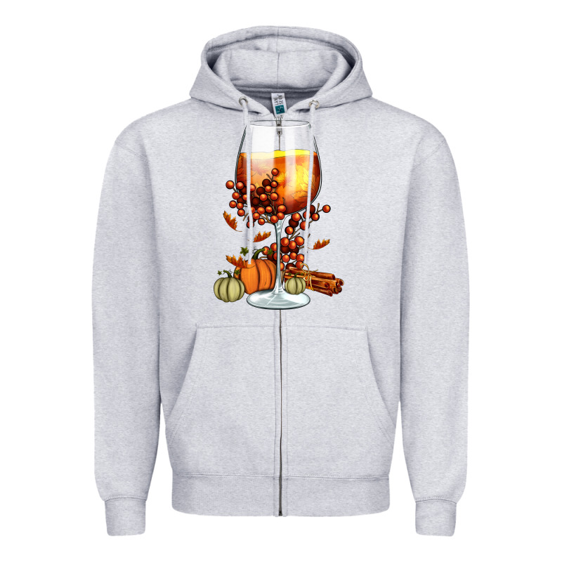 Thanksgiving Fall Zipper Hoodie by FaDigitalArtStudio | Teevron