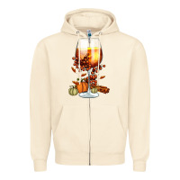 Sandshell Thanksgiving Fall Zipper Hoodie - FaDigitalArtStudio