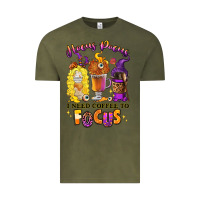 Vintage Olive Hocus pocus i need coffee to focus Vintage Tee - RanaPortraitStore