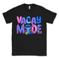 Black vacay mode stitch Classic Tee - Zillion Design Studio