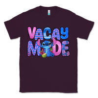 Plum vacay mode stitch Classic Tee - Zillion Design Studio