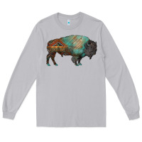 Moon Dust aztec bison Long Sleeve Tee - RanaPortraitStore