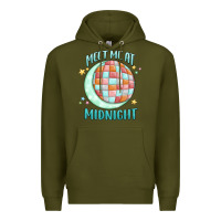Army Green meet me at midnight Premium Hoodie - MaliasSmallBusiness
