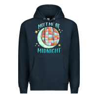 Navy meet me at midnight Premium Hoodie - MaliasSmallBusiness