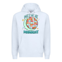 White meet me at midnight Premium Hoodie - MaliasSmallBusiness