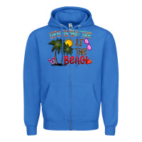 True Royal life is better at the beach Zipper Hoodie - CowhideDigitalArt