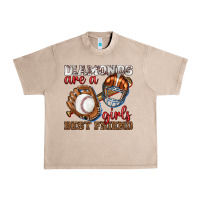 French Oak diamonds are a girls best friend baseball Urban Heavy Tee - texasbilliewilder