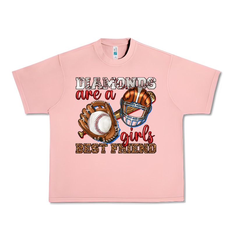Diamonds Are A Girls Best Friend Baseball Urban Heavy Tee by texasbilliewilder | Teevron