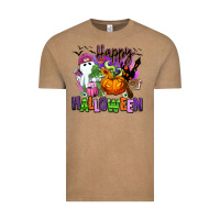 Vintage Coffee Happy Halloween Vintage Tee - RanaPortraitStore