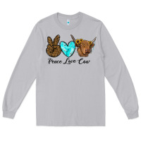 Moon Dust peace love cow Long Sleeve Tee - RanaPortraitStore