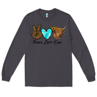 Smoke peace love cow Long Sleeve Tee - RanaPortraitStore