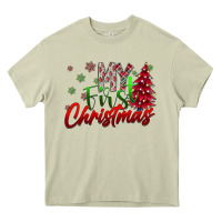 Mossy my first christmas Heavy Core Tee - SublimationCraftShop