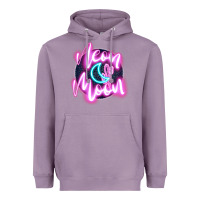 Lavender neon moon Heavyweight Hoodie - JahusDesignShop