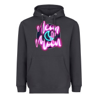 Smoke neon moon Heavyweight Hoodie - JahusDesignShop