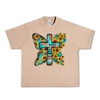 Burro faith sunflower cross Urban Heavy Tee - Zillion Design Studio