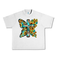 Lunar Rock faith sunflower cross Urban Heavy Tee - Zillion Design Studio