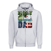 Heather Grey reely awesome dad Zipper Hoodie - HRA Design Shop