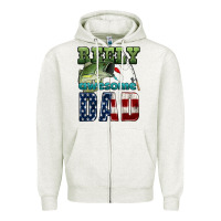 Oatmeal Heather reely awesome dad Zipper Hoodie - HRA Design Shop