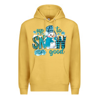 Antique Gold up to snow good and cute snowman Premium Hoodie - NancyCooperArtShop