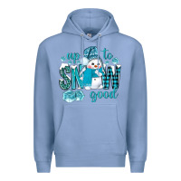 Colony Blue up to snow good and cute snowman Premium Hoodie - NancyCooperArtShop
