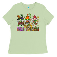 Matcha happy hallothanksmas gnomes Ladies Tee - AdoDesignShop