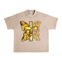 French Oak faith child cancer cross Urban Heavy Tee - Zillion Design Studio