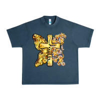 Midnight Navy faith child cancer cross Urban Heavy Tee - Zillion Design Studio