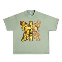 Oil Green faith child cancer cross Urban Heavy Tee - Zillion Design Studio