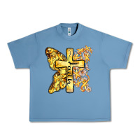 Pebble Blue faith child cancer cross Urban Heavy Tee - Zillion Design Studio
