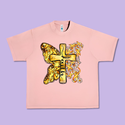 Urban Heavy Tee faith child cancer cross