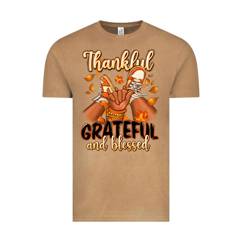 Thankful Grateful And Blessed Black Baby Girl Vintage Tee by RanaPortraitStore | Teevron