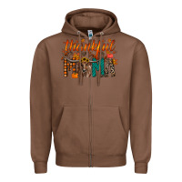 Chestnut thankful mama longhorn Zipper Hoodie - RacoonDesign