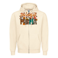 Sandshell thankful mama longhorn Zipper Hoodie - RacoonDesign