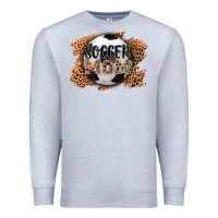 Heather Grey soccer mom Premium Sweatshirt - AdoDesignShop