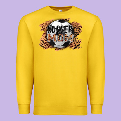 Soccer Mom Premium Sweatshirt Designed By Adodesignshop