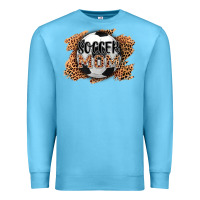 Ocean Blue soccer mom Premium Sweatshirt - AdoDesignShop