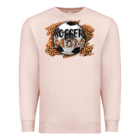 Pale Pink soccer mom Premium Sweatshirt - AdoDesignShop