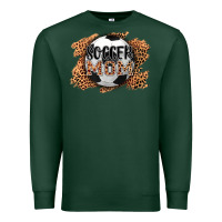 Sports Green soccer mom Premium Sweatshirt - AdoDesignShop