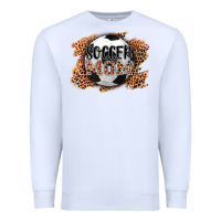 White soccer mom Premium Sweatshirt - AdoDesignShop