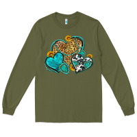 Western Turquoise Hearts Long Sleeve Tee | Teevron