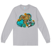 Moon Dust western turquoise hearts Long Sleeve Tee - Zillion Design Studio