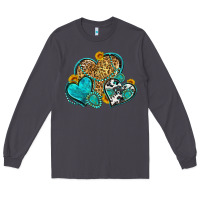Smoke western turquoise hearts Long Sleeve Tee - Zillion Design Studio