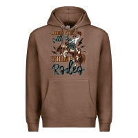 Chestnut and they call the thing rodeo cowboy Premium Hoodie - MaliasSmallBusiness