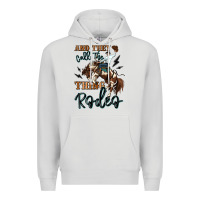 Dove Grey and they call the thing rodeo cowboy Premium Hoodie - MaliasSmallBusiness